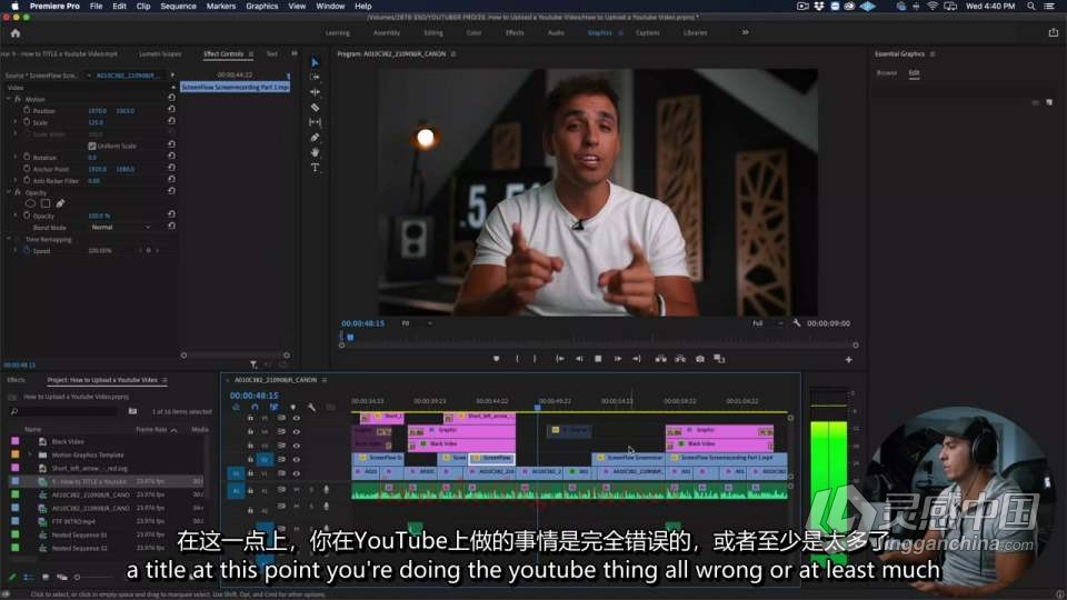 Fulltimefilmmaker - Parker Walbeck - YouTuber社交自媒体运营专业版 中英字幕  灵感中国网 www.lingganchina.com