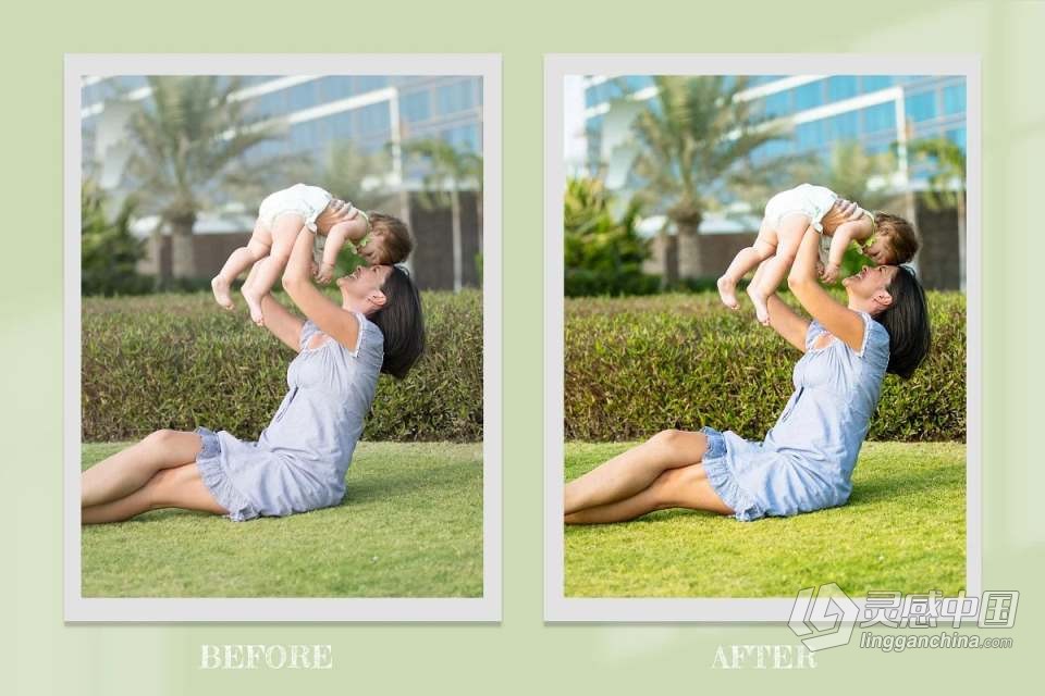 户外家庭人像摄影调色Lightroom预设 Natural Lightroom Presets  灵感中国网 www.lingganchina.com