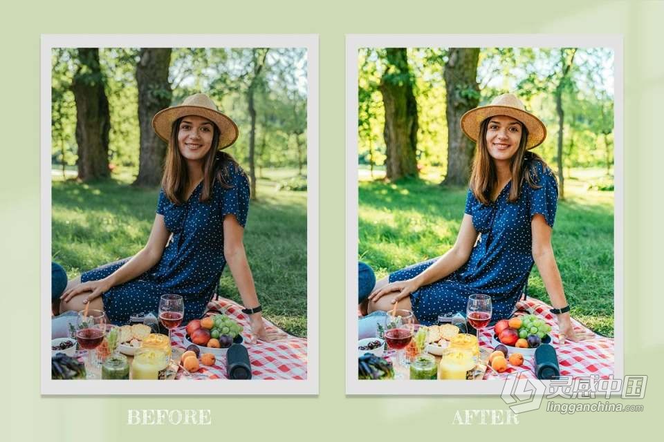 户外家庭人像摄影调色Lightroom预设 Natural Lightroom Presets  灵感中国网 www.lingganchina.com