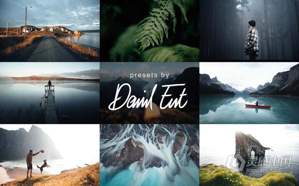 德国风光摄影师 Daniel Ernst 黑暗情绪电影风光后期LR预设+视频教程 Presets by Daniel Ernst  灵感中国网 www.lingganchina.com