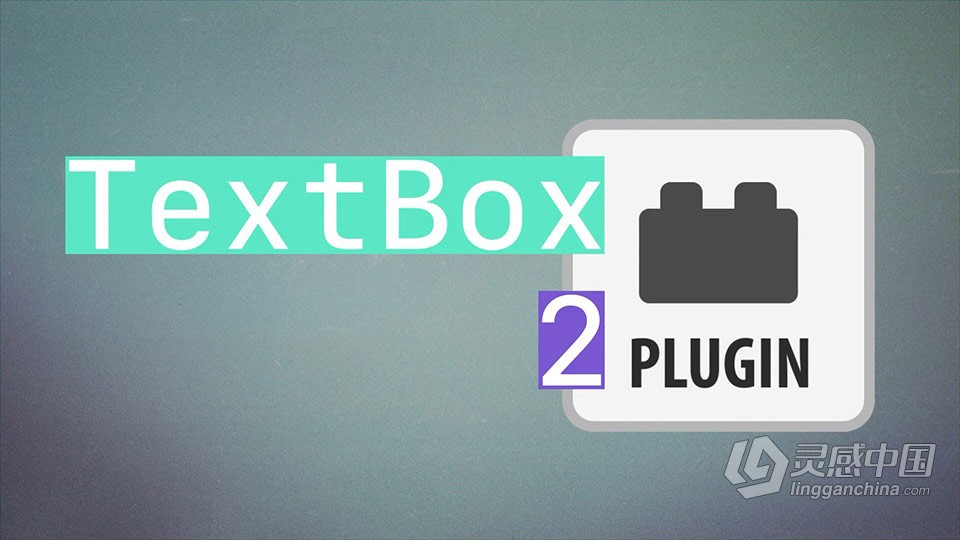 方框底栏文字动画特效中文汉化AE插件 TextBox 2 v1.2.4 Mac/Win 支持多帧渲染  灵感中国网 www.lingganchina.com