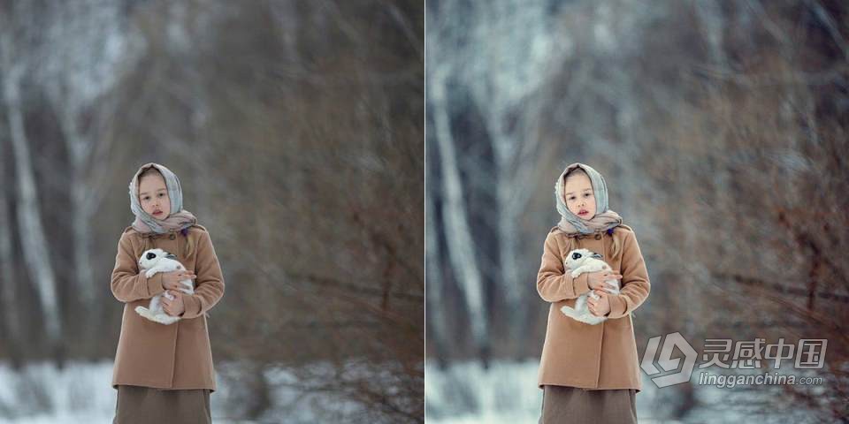 俄罗斯摄影师Anna Melnikova 唯美冬季人像Lightroom预设 Winter presets  灵感中国网 www.lingganchina.com