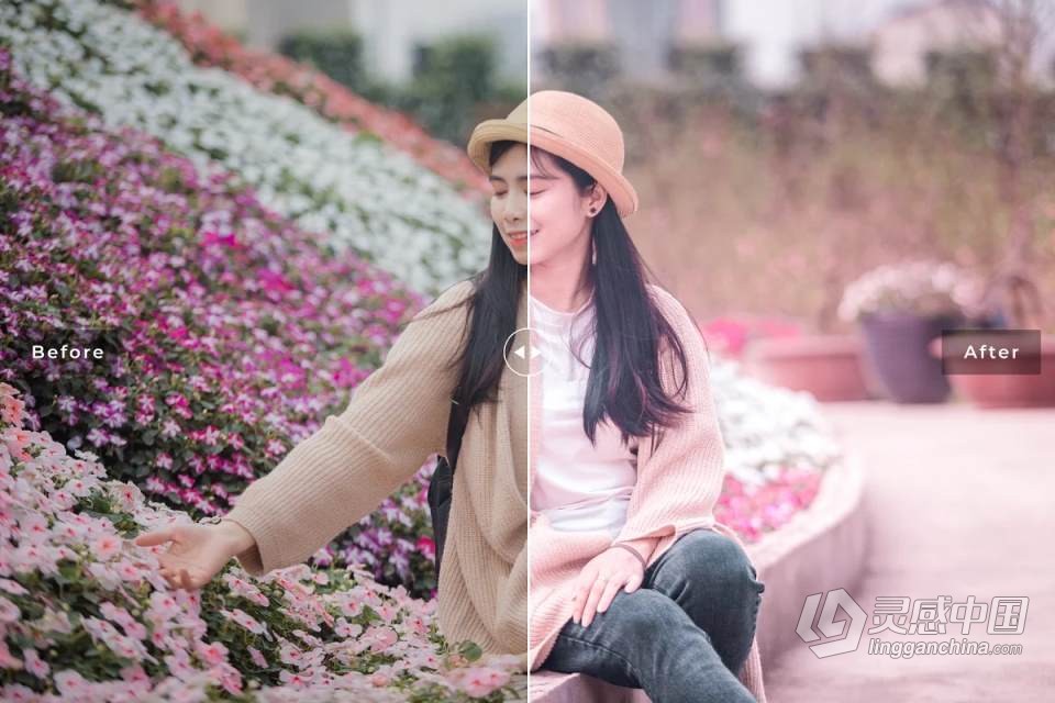 古风人像摄影后期调色Lightroom预设 Dicentra Pro Lightroom Presets  灵感中国网 www.lingganchina.com