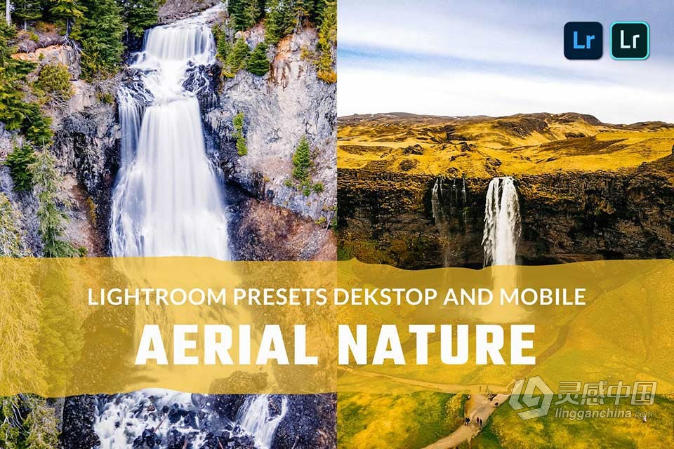 旅行航拍电影风光调色Lightroom预设 Aerial Nature Lightroom Presets  灵感中国网 www.lingganchina.com