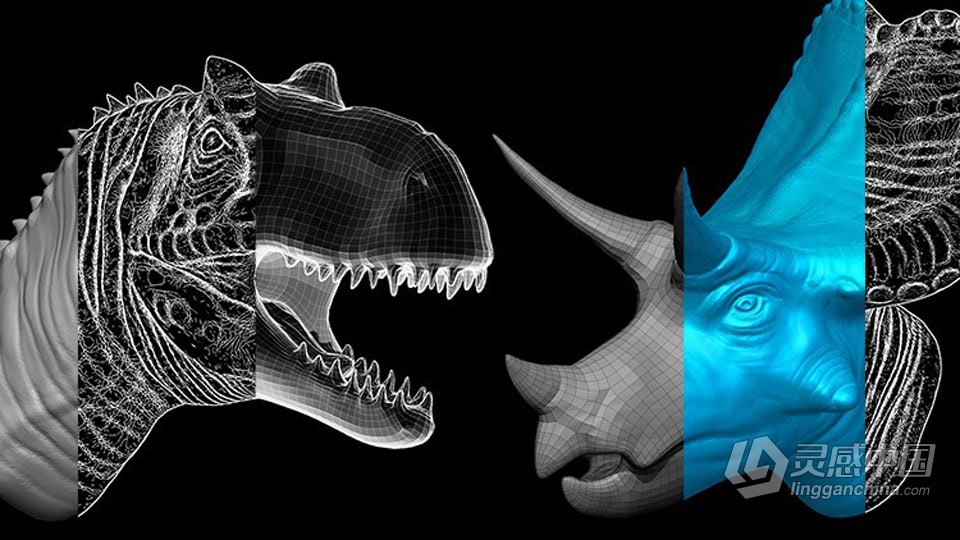 Zbrush Core Mini数字建模和3D打印技术视频教程 中文字幕  灵感中国网 www.lingganchina.com