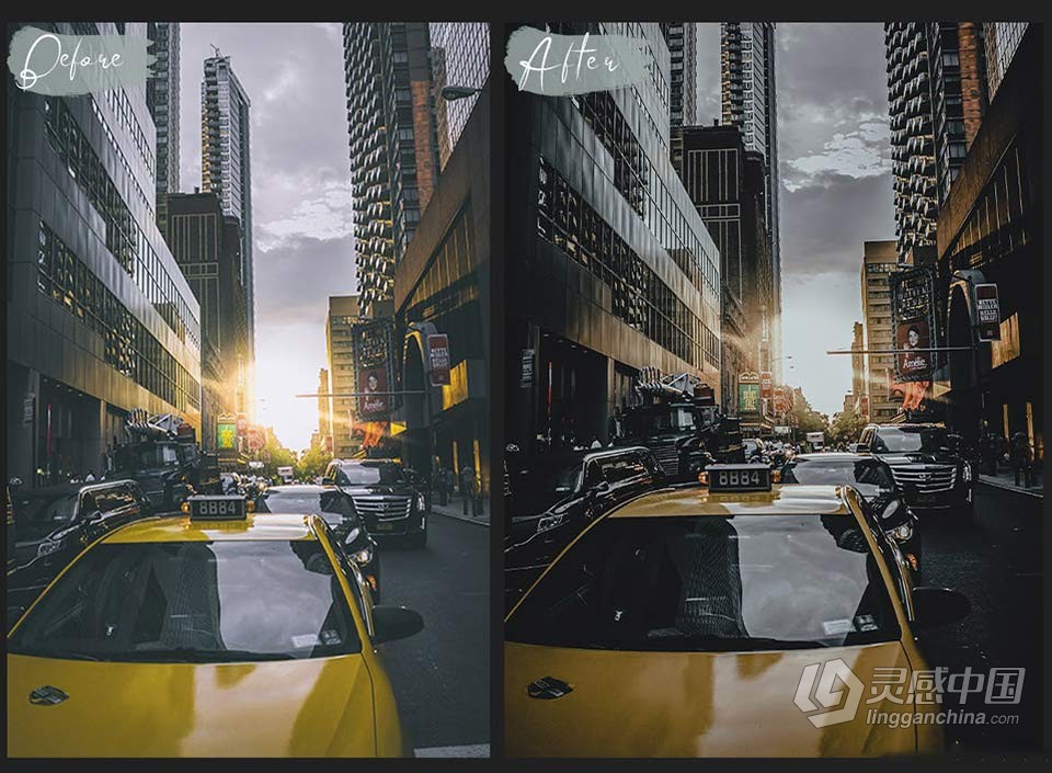 哑光城市街拍电影风光后期调色Lightroom预设 Matte Mood Lightroom Presets  灵感中国网 www.lingganchina.com