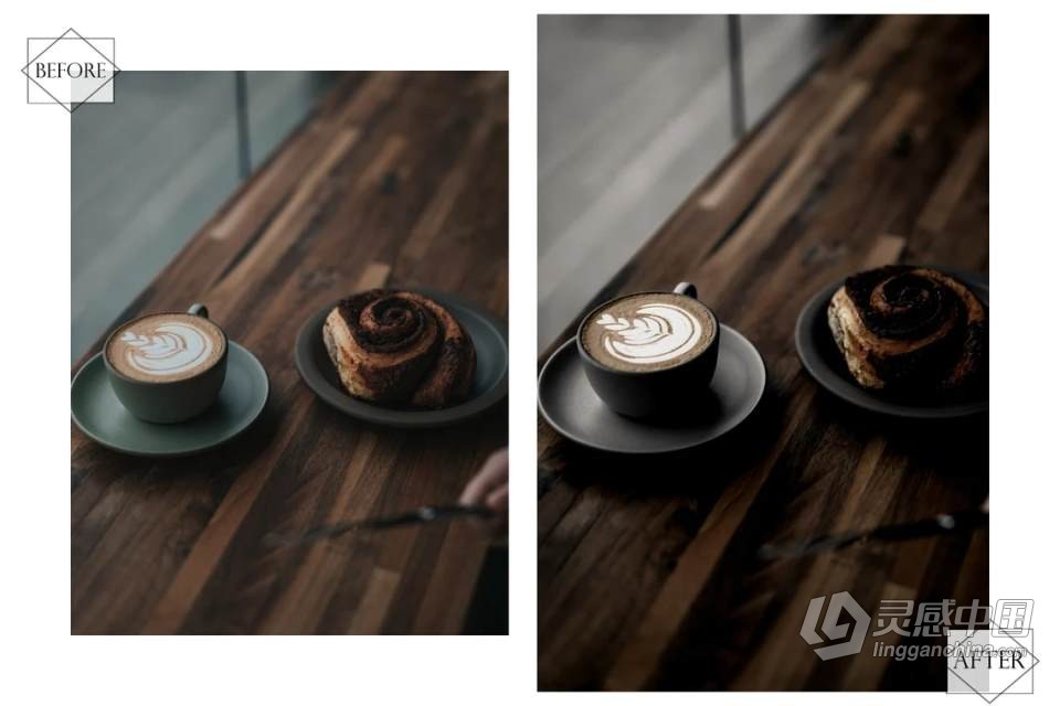 14种INS风格情绪巧克力色调Lightroom预设 14 Bitter Chocolate Lightroom Presets  灵感中国网 www.lingganchina.com