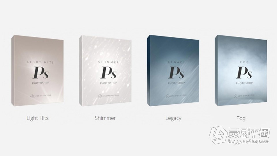 Lens Distortions系列自然元素前景氛围情绪效果PS动作集合 4 Photoshop Action Packs (Fog, Shimmer, Lig  灵感中国网 www.lingganchina.com