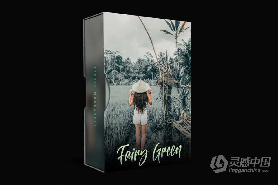 童话般仙女绿INS风格人像Lightroom预设 Fairy Green - Lightroom Preset  灵感中国网 www.lingganchina.com