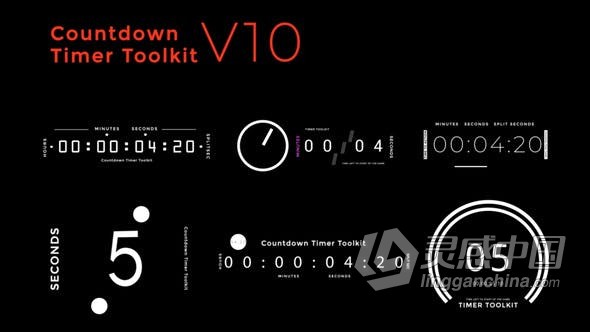 PR模板-销售倒计时数字计时器工具包 Countdown Timer Toolkit V10  灵感中国网 www.lingganchina.com