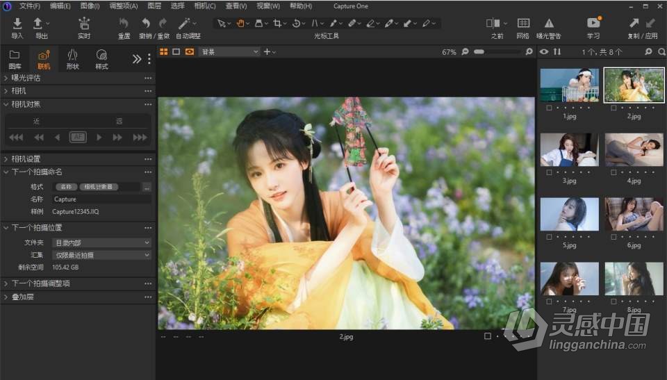 飞思企业版软件RAW图像处理软件 Capture One 22 Enterprise 15.3.1.17 中文版 Win版本下载  灵感中国网 www.lingganchina.com