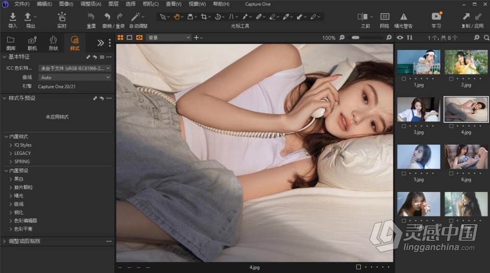 飞思企业版软件RAW图像处理软件 Capture One 22 Enterprise 15.3.1.17 中文版 Win版本下载  灵感中国网 www.lingganchina.com