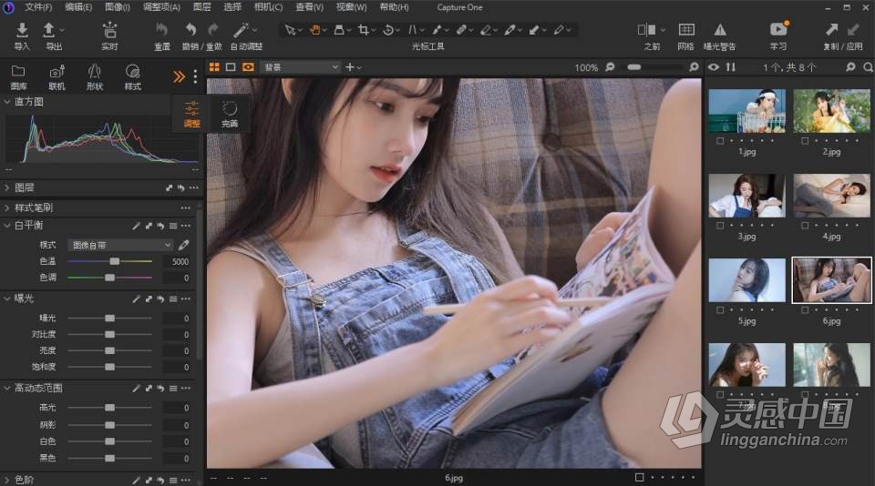 飞思企业版软件RAW图像处理软件 Capture One 22 Enterprise 15.3.1.17 中文版 Win版本下载  灵感中国网 www.lingganchina.com