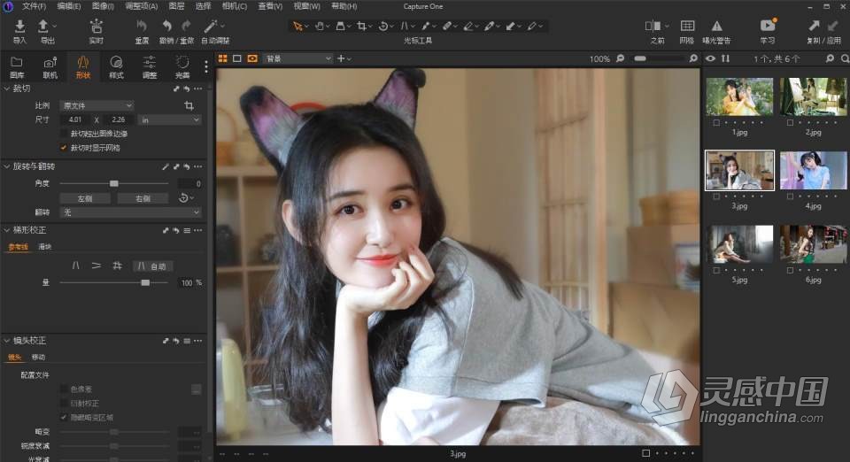 飞思软件RAW图像编辑工具 Capture One 22 Pro 15.3.1.17 中文版 Win版本下载  灵感中国网 www.lingganchina.com