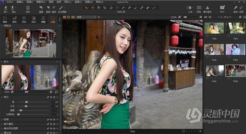 飞思软件RAW图像编辑工具 Capture One 22 Pro 15.3.1.17 中文版 Win版本下载  灵感中国网 www.lingganchina.com