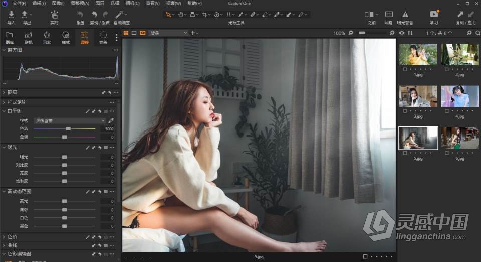 飞思软件RAW图像编辑工具 Capture One 22 Pro 15.3.1.17 中文版 Win版本下载  灵感中国网 www.lingganchina.com