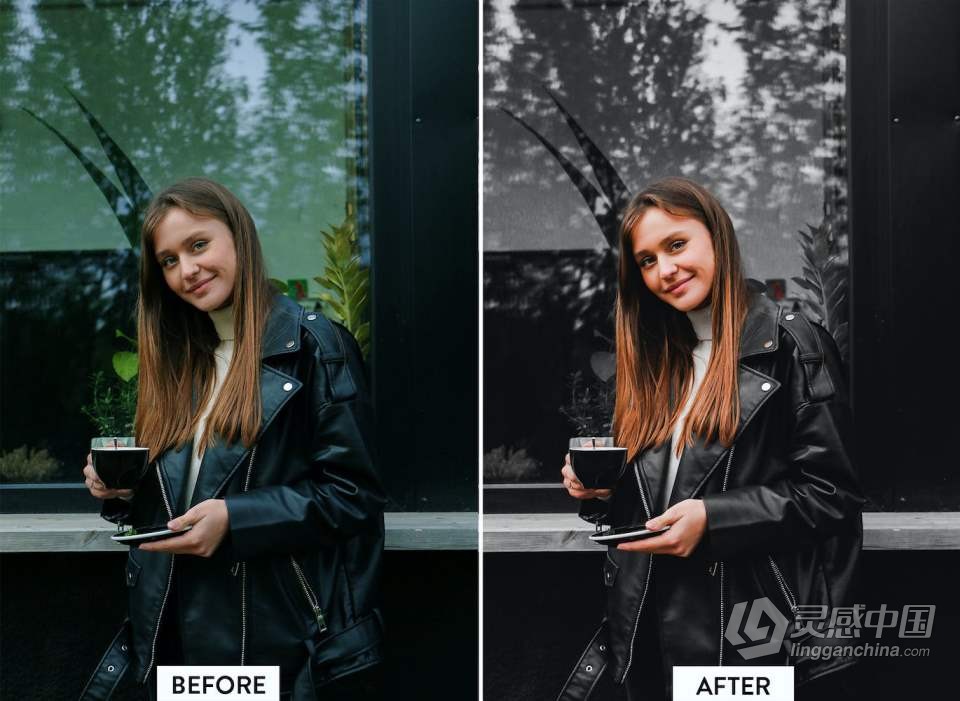 中性灰深色调人像后期Lightroom预设 10 Dark Tones Lightroom Presets  灵感中国网 www.lingganchina.com