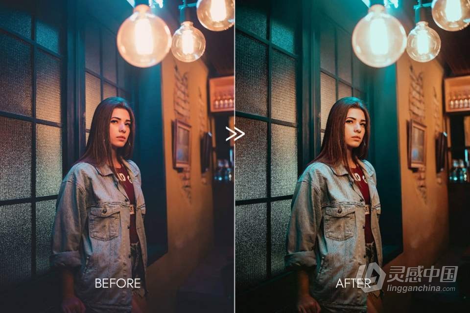 90年代复古情绪人像Lightroom预设 90'S RETRO Moody Lightroom Presets  灵感中国网 www.lingganchina.com