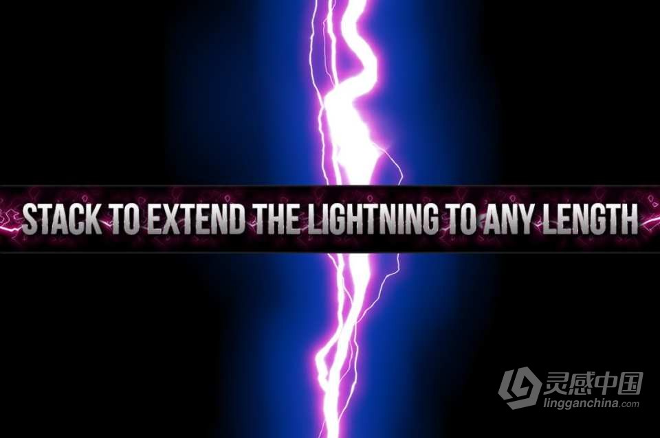 【PS笔刷】电流闪电电脉通雷击效果PS笔刷 180 Electrifying Lightning Strikes  灵感中国网 www.lingganchina.com