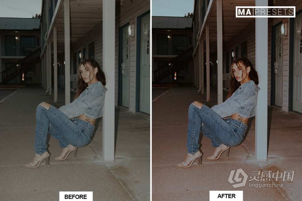 90年代电影胶片人像Lightroom预设 90'S FILM Lightroom Presets  灵感中国网 www.lingganchina.com