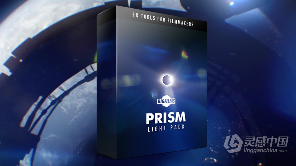 4K视频素材123组动作科幻电影光耀斑镜头变形光效动画素材 PRISM Light Pack  灵感中国网 www.lingganchina.com