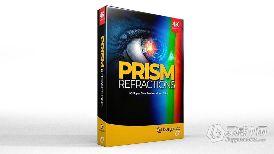 4K视频素材50组梦幻棱镜折射真实光效叠加元素V67 Prism Refractions  灵感中国网 www.lingganchina.com