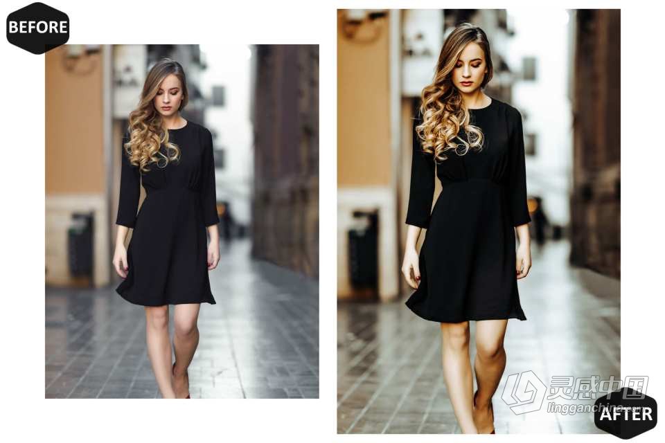 时尚魅力人像Lightroom预设 Trendy Glamour Lightroom Presets  灵感中国网 www.lingganchina.com