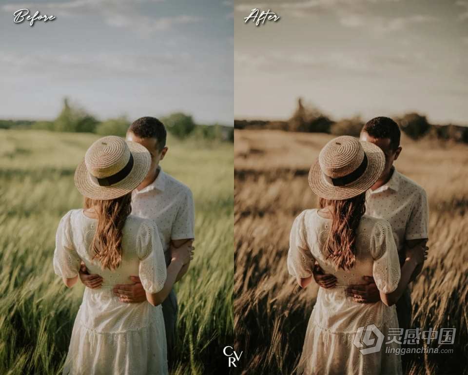 波西米亚INS人像风格调色Lightroom预设 Boho Style Lightroom Presets  灵感中国网 www.lingganchina.com