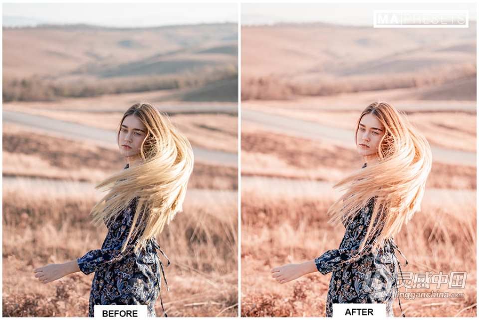秋季人像后期调色LR预设 AUTUMN – Mobile &amp; Desktop Lightroom Presets  灵感中国网 www.lingganchina.com