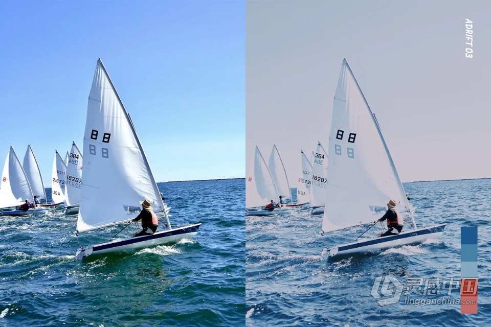 海景游轮旅行电影风光Lightroom预设及电影短视频调色LUT预设  灵感中国网 www.lingganchina.com