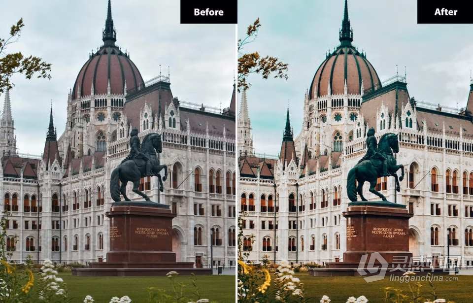 布达佩斯旅拍风光调色Lightroom预设 Budapest Lightroom Presets  灵感中国网 www.lingganchina.com