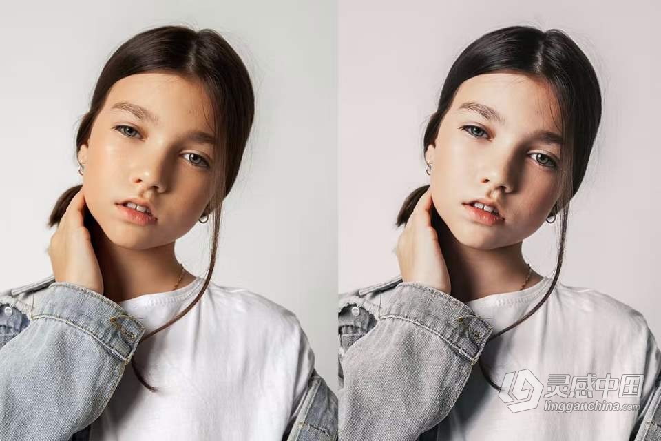 质感儿童肖像摄影后期Lightroom预设 Lightroom Preset - Child Portrait  灵感中国网 www.lingganchina.com