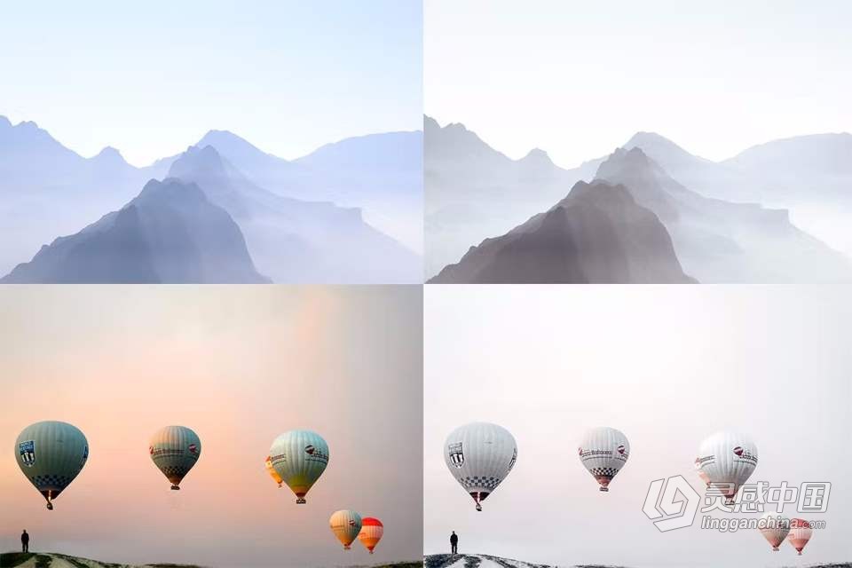 极简主义摄影后期调色Lightroom预设 Lightroom Presets Minimalism  灵感中国网 www.lingganchina.com