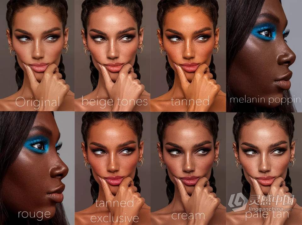 德国摄影师Tamara Williams完美人像肤色颜色分级Lightroom预设 Tamara Williams Skin Presets  灵感中国网 www.lingganchina.com