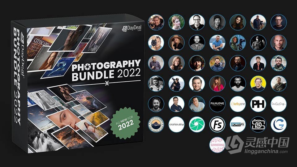 5 DayDeal -摄影及后期教程包2022大合集 5daydeal-Photography Bundle 2022  灵感中国网 www.lingganchina.com