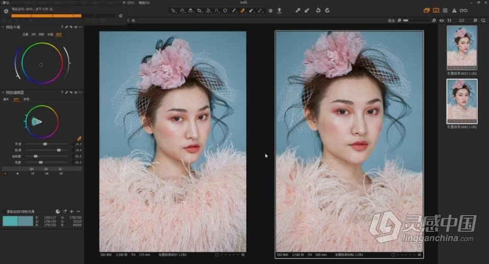 Capture One Pro 飞思 摄影后期影楼婚礼商业人像精修调色修图课程中文教程 带课件  灵感中国网 www.lingganchina.com