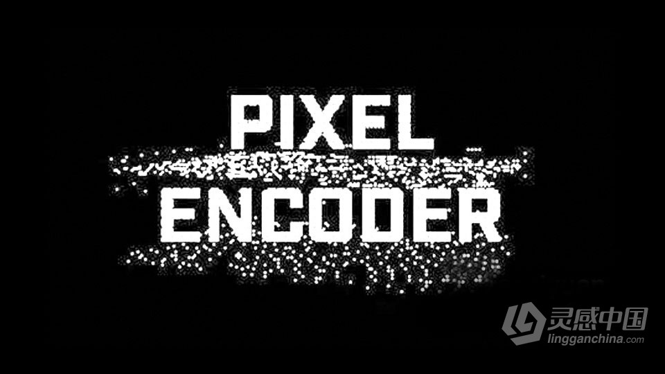 AE/PR插件-视觉像素化动画特效AE/PR插件 Pixel Encoder v1.6.3 Win/Mac  灵感中国网 www.lingganchina.com