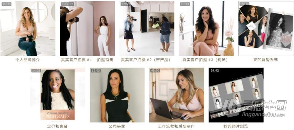 The Portrait Masters - Nikki Closser 个人品牌摄影系统教程 中英字幕  灵感中国网 www.lingganchina.com