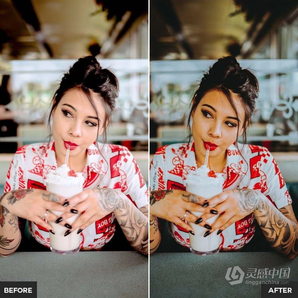 Presetsh出品-35MM电影胶片人像Lightroom预设35MM FILM LIGHTROOM PRESETS  灵感中国网 www.lingganchina.com