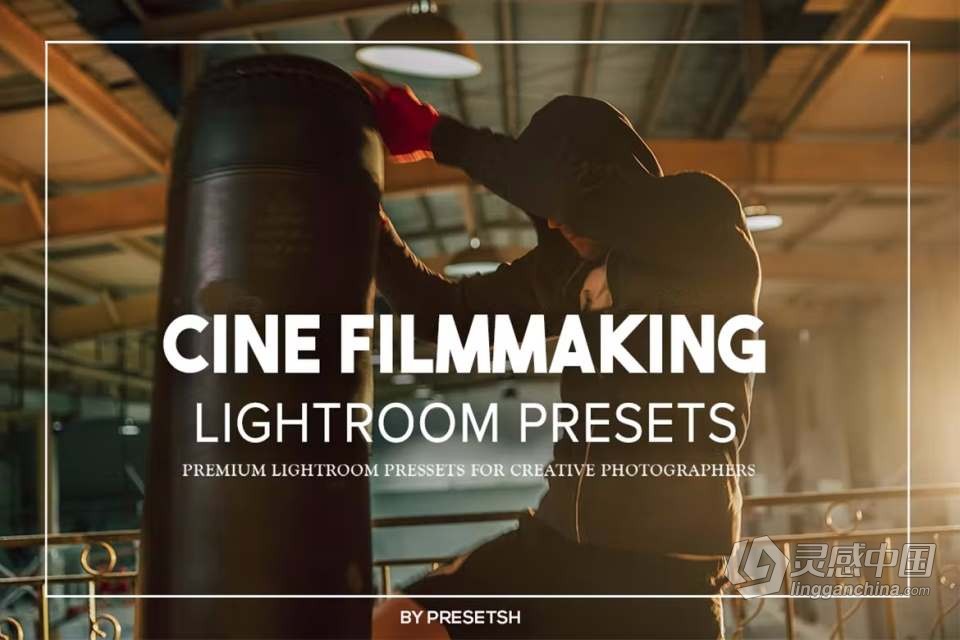 电影剧照制作后期调色Lightroom预设 Cine Filmmaking Lightroom Presets  灵感中国网 www.lingganchina.com