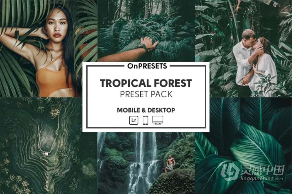 热带雨林旅拍电影胶片色调Lightroom预设 OnPresets - Tropical Forest  灵感中国网 www.lingganchina.com