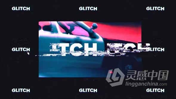 AE模板-Glitch Urban Intro AE模板数字故障介绍开场视频AE模板下载  灵感中国网 www.lingganchina.com