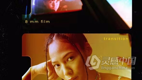 PR模板-8 Mm Film Transition胶片过渡PR模板下载  灵感中国网 www.lingganchina.com