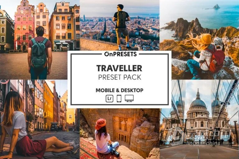 旅拍橙蓝色系电影风光人像Lightroom预设 OnPresets- TRAVELLER  灵感中国网 www.lingganchina.com