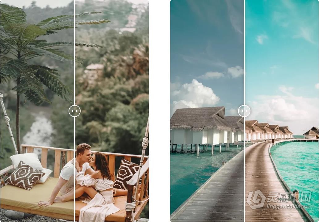 牛油果淡绿色风格旅拍人像Lightroom预设 OnPresets- AVOCADO  灵感中国网 www.lingganchina.com