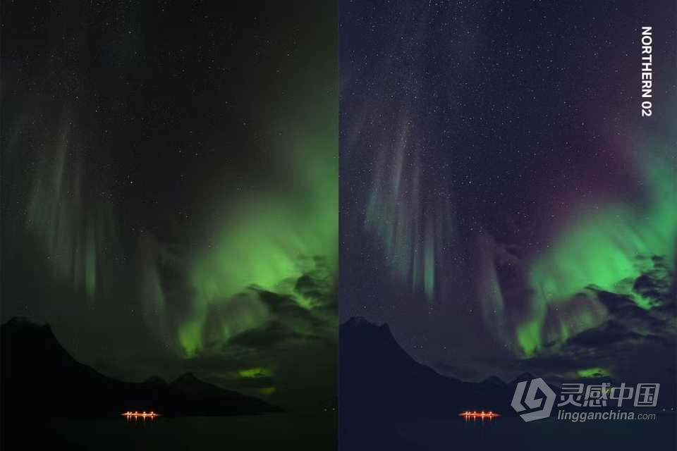 25个夜景星空银河系摄影Lightroom预设及MV延时视频调色LUT预设  灵感中国网 www.lingganchina.com