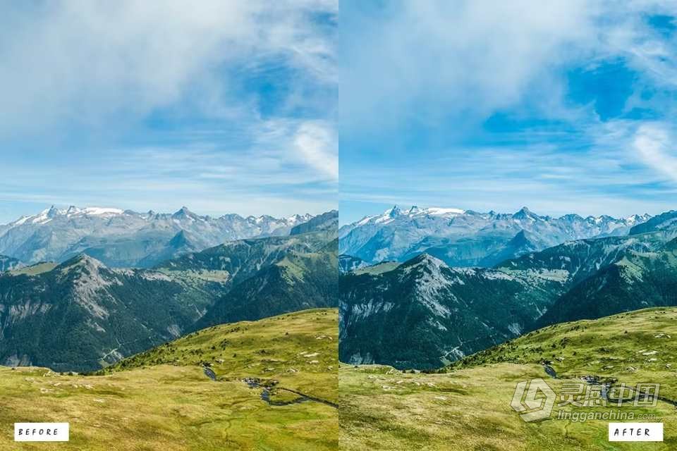 26个自然风光HDR后期调色LR预设 26 Nature HDR Lightroom Presets  灵感中国网 www.lingganchina.com