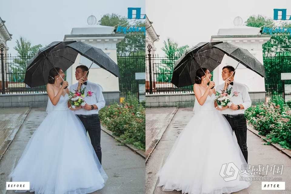 50个乡村电影胶片婚礼Lightroom预设 50 Rustic Wedding Lightroom Presets  灵感中国网 www.lingganchina.com