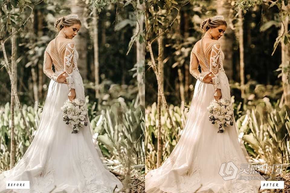 50个乡村电影胶片婚礼Lightroom预设 50 Rustic Wedding Lightroom Presets  灵感中国网 www.lingganchina.com