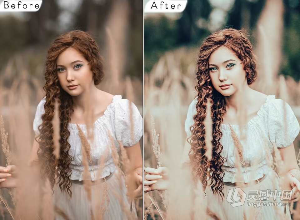 Insta博客复古胶片人像Lightroom预设 Insta Blogger Lightroom Presets  灵感中国网 www.lingganchina.com